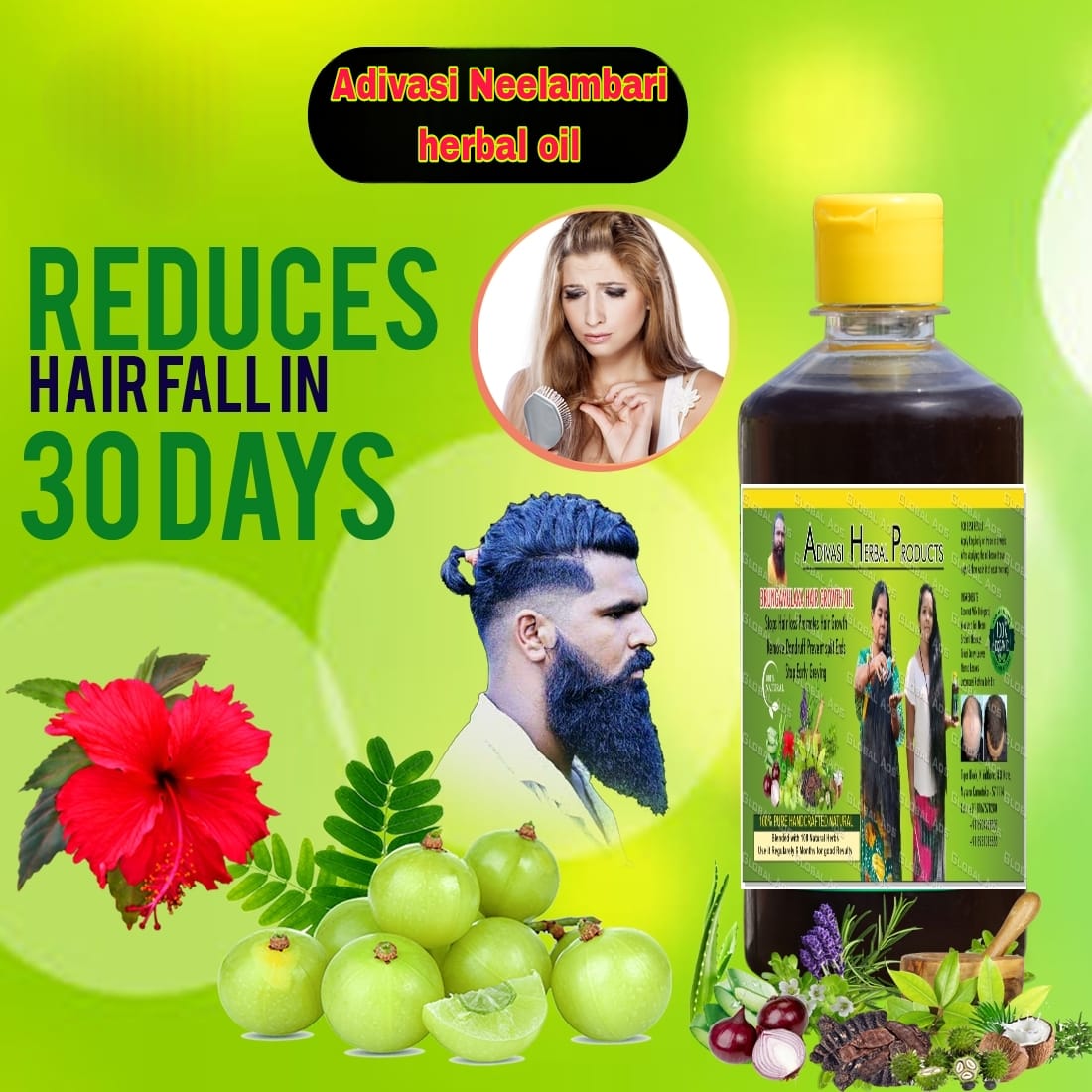 Adivasi Herbal Hair Oil🌿